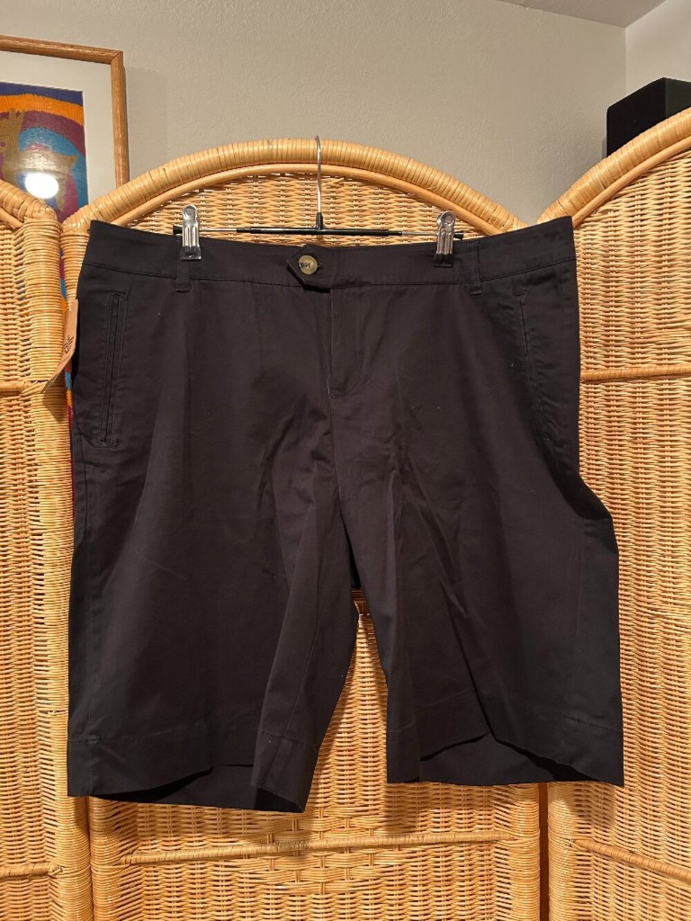 Dockers black Bermuda shorts, Size 16